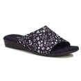 thumbnail image 2 of Walking Cradles Wc Cam Women Slip-on Sandal In Black Floral Print Fabric, 2 of 7