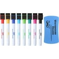 thumbnail image 1 of wqlpp-- Marqueurs Magnétiques Effaçables à Sec, Lot de 8 avec 1 Effaçable à Sec, Aimant, Effaçable à Sec, Stylos Effaçables à Sec Pointe Fine, Pointe Fine Effaçable à Sec, 1 of 4