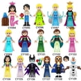 thumbnail image 2 of CY1013 CY1014 Nuevo Personaje De Dibujos Animados Elsa Anna Prince Eric MALEFOCENT Mérida BEAST Bloques De Construcción Muñecas Juguetes Para Niños, 2 of 4