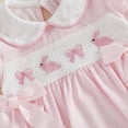 thumbnail image 6 of UACY Newborn Baby Boy Girl Easter Outfit Bunny Romper Cute Rabbit Overalls Jumpsuit for Spring Summer, 6 of 9