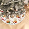 thumbnail image 5 of GZHJMY Christmas Tree Skirt Xmas Tree Skirts 48" Christmas Pattern with Corgis Christmas Tree Mat for Christmas Holiday Party Ornaments, 5 of 6