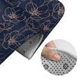 thumbnail image 5 of Yiaed Copper-Gold Gloss Outline Cherry Print Bathroom Mat Set 2 Pieces Mat Anti-Skid Pad Ultra Soft and Absorbent Bathroom Bath Mat Contour Bath Rugs for Toilet Base, 5 of 6