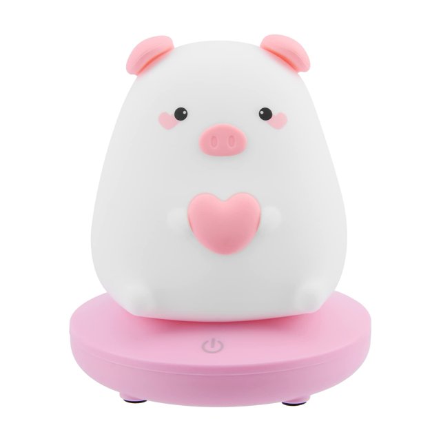 Luz nocturna para guardería para bebé, regulable en 3 direcciones, pequeña, luz nocturna recargable para dormitorio de niños, baño, pasillo, blanco cálido
