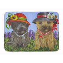 Carolines Treasures PPP3254RUG Cairn Terrier Sisters Bath Mat Machine Washable  Anti-fatigue Memory Foam Kitchen Rug  19