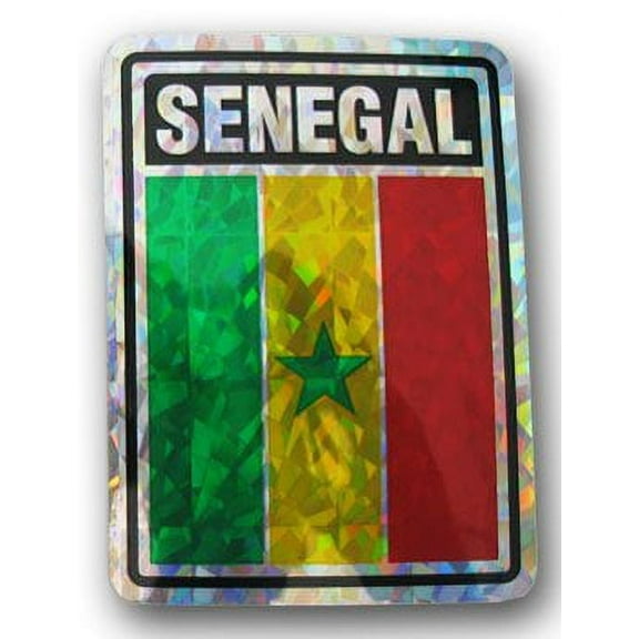 Senegal Reflective Decal