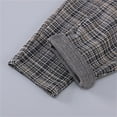 thumbnail image 6 of Tiijoy Toddler Boys Suit Set 3 Piece Plaid Formal Shirt Blazer Pants Outfits, Sizes 4-5, 6 of 8