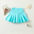 thumbnail image 3 of U·nikaka Toddler Baby Girl Skorts Flared Plain Pleated Skater Skirts Sport Skorts, 3 of 8