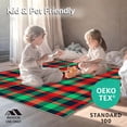 thumbnail image 4 of ODIKA 2'x3' Machine Washable Non-Slip Area Rug, Noel Tartan Entryway Greeting Jolly Farmhouse Welcoming High Traffic Rug with Pad, Red, 606224, 4 of 8