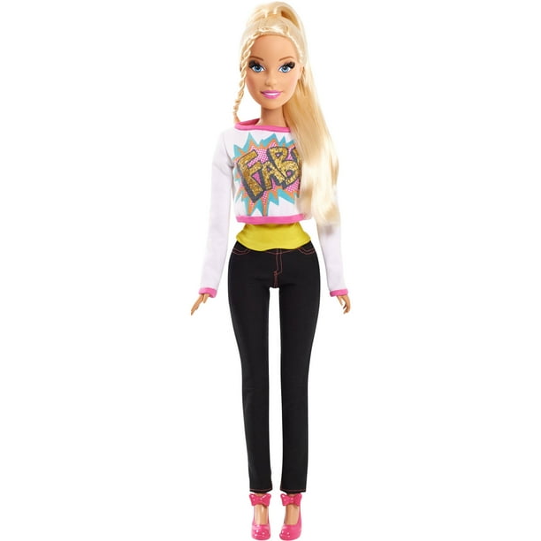 Barbie 28" Doll Fashion Tee with Denim