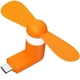 thumbnail image 1 of Mini Ventilador VentDepot Naranja BlitzOrange 1Pza 5W Silicón+Plástico USB-C, 1 of 1