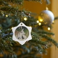 thumbnail image 7 of 3drose, Eastern Grey Kangaroo, Australia - Au01 Mzw0234 - Martin Zwick, 3 inch Snowflake Porcelain Ornament, 7 of 7
