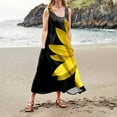 thumbnail image 3 of WILLBEST Vestidos Casuales para Mujer Verano Vestido Casual sin Mangas de Verano para Mujer Vestido de Vacaciones de Playa con Bolsillos Estampados Coloridos Mediana​​, 3 of 3