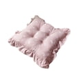 thumbnail image 2 of Fmbmuo Cloth Seat Cushion Fade-Resistant Square Thick for Outside, Soft Pink Bohemian Patio Furniture Cushions 16"x 16", 2 of 5