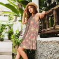 thumbnail image 2 of Pofeuu Fireworks1 Print Women's Sleeveless Dress, Loose Fit Summer Dress, Casual Tank Dress for Women, 2 of 7