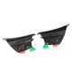 thumbnail image 5 of 2 piezas de carenados de alerón lateral de motocicleta aptos para NINJA 400 250 Z900 Z1000 estilo mármol brillante, 5 of 5