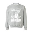 thumbnail image 1 of Awkward Styles Merry Winemas Sweater Christmas Sweatshirt Wine Christmas Sweater Merry Christmas Sweatshirt for Men and for Women Wine Christmas Holiday Sweatshirt, 1 of 5