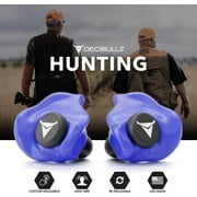 Decibullz Custom Molded Earplugs Pro Pack, One Size - Blue Bundle