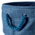 thumbnail image 3 of DII Round Modern Polyester Medium Storage Bin in Variegated Blue, 3 of 8