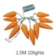 thumbnail image 3 of Guirnalda de luces LED decorativas de Pascua con forma de zanahoria, 3 of 5