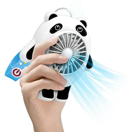 

TAONMEISU Hand Held Fan for Cooling Panda Shape Electric Portable Travel Fan USB Powered Mini Portable Fan for Dormitory Office Home Use right