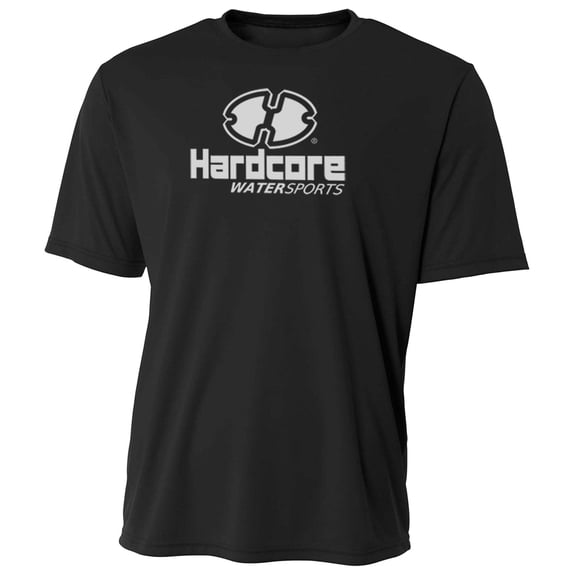 Hardcore Water Sports Mens Rash Guard Surf Swimwear Swim Shirt SPF Sun Protection Loose Fit Fitting