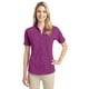 thumbnail image 1 of Camisa con botones en el frente de piqué elástico para mujer Port Authority®. L556 Flor rosa S Autoridad Portuaria L556, 1 of 1
