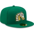 thumbnail image 3 of Men's New Era Green Caballeros de Charlotte Copa De La Diversion 59FIFTY Fitted Hat, 3 of 6