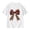 K673 White, variant on Gbsyewxs Girls Tshirts Short Sleeve Crew Neck Bow Print Loose Summer Shirts For Kids Purple Size 5-6 Years
