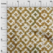 oneOone Cotton Silk Dark Olive Green Fabric Paisley & Floral Quilting Supplies Print Sewing Fabric By The Yard 42 Inch Wide-L1G