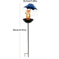 thumbnail image 3 of Solar Snowman & Fox Christmas Metal Stake Lights, Festive Xmas Outdoor Garden Decorations with Umbrella, Lighted Holiday Yard Stakes, Waterproof Pathway Lawn Decor for Christmas Party, 3 of 8