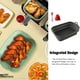 thumbnail image 3 of Ounissouiy Cesta de silicona para freidora de aire, forma cuadrada, molde plegable para freidora de aire, bandeja para hornear alimentos, Herramientas y accesorios para hornear 3 piezas/gris, 3 of 6