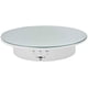thumbnail image 1 of Placa giratoria eléctrica de 360 ​​​​grados, soporte de exhibición antideslizante de rotación suave ajustable de bajo ruido recargable para productos fotográficos (blanco), 1 of 5