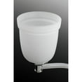 thumbnail image 4 of Topsail Collection Four-Light Polished Chrome Etched Parchment Glass Coastal Bath Vanity Light, 4 of 7