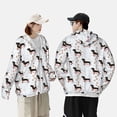 thumbnail image 6 of Balery Dachshund Dog Men's Women's UPF 50+ Sun Protection Lightweight Hoodie Performance Long Sleeve Shirt for Fishing Running-X-Large, 6 of 9