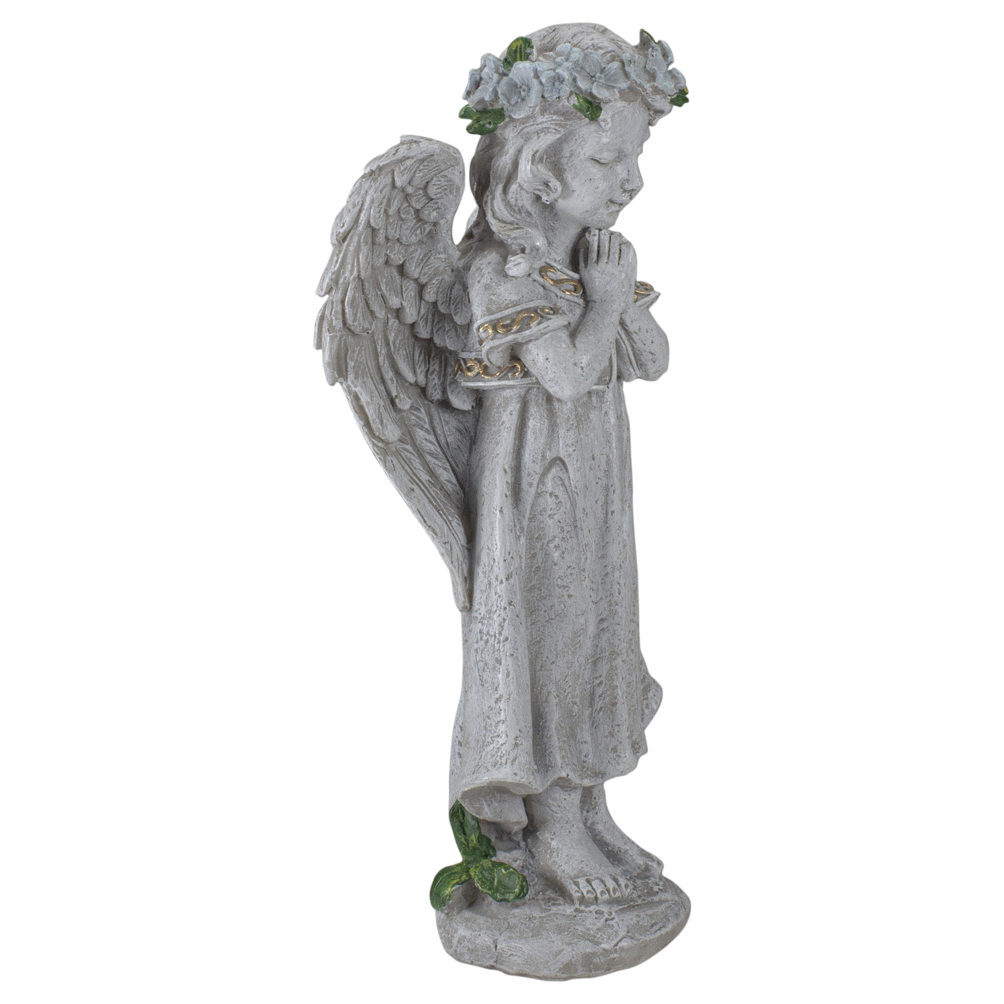 Northlight 10" Angel Standing in Prayer Outdoor Garden Statue - image 5 of 5