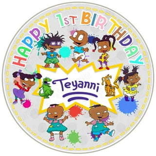 AFRICAN AMERICAN RUGRATS BALLOON STICKERS