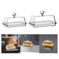 thumbnail image 6 of Transparent Butter Dish with Lid Kitchen Accessories Cheese Box Storage Tray, 6 of 6
