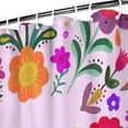 thumbnail image 3 of Waterproof Boho Style Shower Curtain 72x72 Inch Bohemian Colorful Floral Shower Curtains for Bathroom Hotel Home Decor with 12 Hooks, 3 of 5