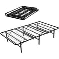 thumbnail image 1 of Single Folding Bed Frames, 14-inch Foldable Metal Platform Sturdy Steel Twin Size Bed Frame, Tool-Free Assembly, No Box Spring Needed - Noise Free, 1 of 5