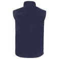 thumbnail image 3 of Men's Cutter & Buck  Navy UConn Huskies Big & Tall Charter Eco Full-Zip Vest, 3 of 3