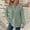 Green plus size hoodie a1, variant on Women Plus Size Fall Winter Long Sleeve Hoodie Button Down Pullover Tops Casual Basic Sweatshirts Solid Loose Fit Tunic Blouses Cozy Fashion Tops Clothes, Green 2XL