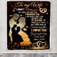 thumbnail image 3 of LHSHID Personalized to My Wife Blanket from Husband I Didn't Marry You Romantic Wife Valentines Day Birthday Anniversary Christmas Customized Gift Fleece Blanket, 3 of 5
