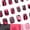 C, variant on EBCUE Halloween Press on Nails Almond Medium Fake Nails Black White Gradient Glue on Nail Goth False Nails with Bat Spider Web Designs Glossy Reusable Stick on Nail for Women Girls 24Pcs