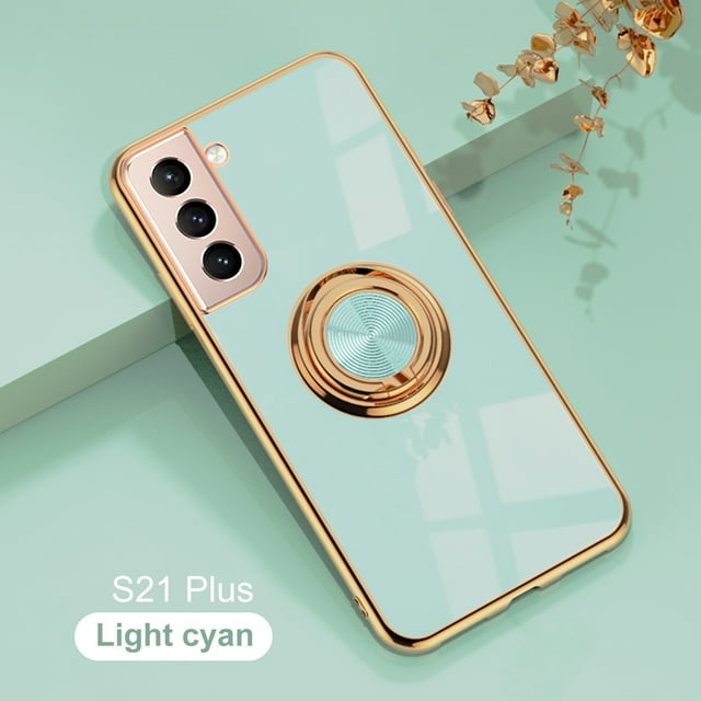 EGNMCR Phone Case For Galaxy S21 Plus 5G Anti-drop Reinforced Corners TPU Case 6.7 Inch Protective Ca-se