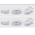 thumbnail image 4 of Toilet Seat Riser Raised Safety Toilet Seat Riser 3 Seat Elongated Chair Elongated Lifter Extender 2 inch, 4 of 9
