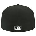 thumbnail image 4 of Men's New Era Black Houston Astros Tri-Hit 59FIFTY Fitted Hat, 4 of 5