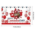 thumbnail image 3 of Canada Day Decorations Happy Birthday Canada Day Banner Back Drop Beaver Maple Leaf Canadian Flag Background Decorations For 1st Of July The National Holiday Of Canada Celebration Christmas Banners, 3 of 4