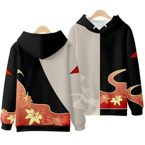 Game Genshin Impact Kaedehara Kazuha Adult Hoodies Cosplay Costume Sweatshirts Pullover
