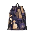 thumbnail image 4 of Casual Canvas Backpack Without Interlayer Large Capacity Stick Bag Design For Outdoor Shopping Office Outdoor Sports Darkorchid Geometric Lines Hand-Drawn Sketch_1 Small, 4 of 7