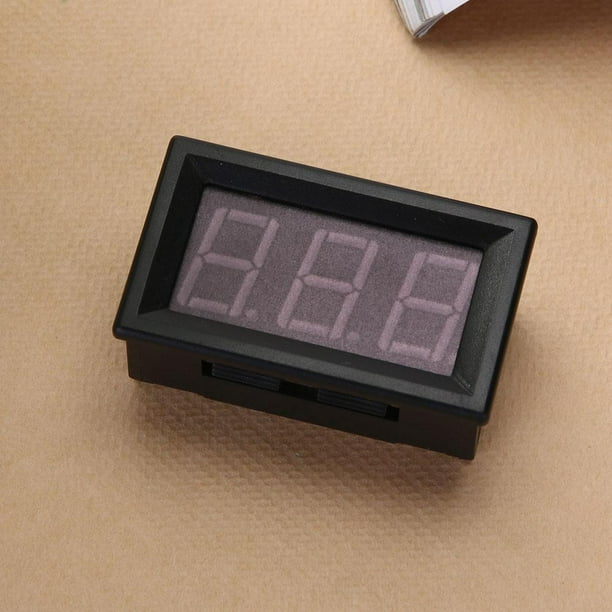 0.56in Mini DC 0- 100V Voltímetro de 3 hilos Pantalla LED Medidor de panel digital (1)